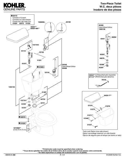 k 4620 da|kohler toilet handle for k4620.